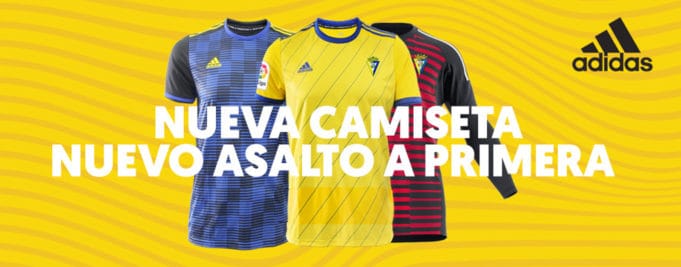 Camisas do Cádiz CF 2018-2019 Adidas (1) Camisas do Cádiz CF 2018-2019 Adidas