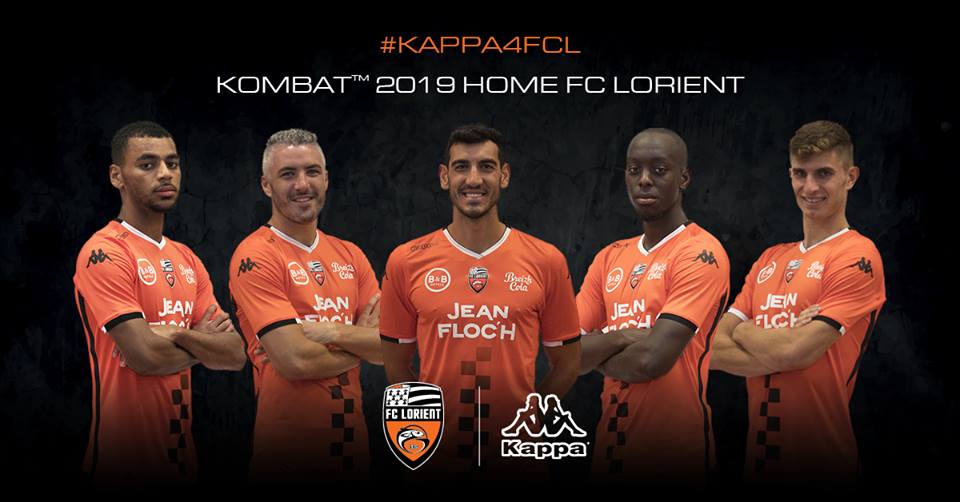 Camisas do FC Lorient 2018-2019 Kappa
