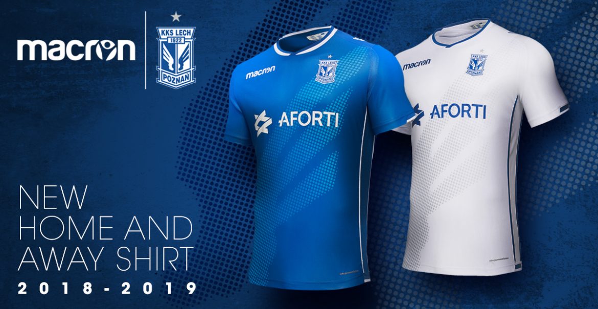 Camisas do Lech Poznan 2018-2019 Macron