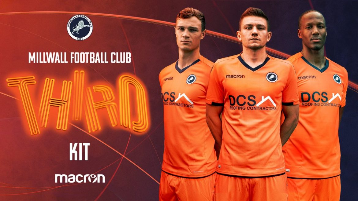 Terceira camisa do Millwall 2018-2019 Macron