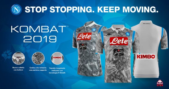 Terceira camisa do Napoli 2018-2019 Kappa