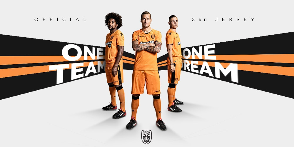 Terceira camisa do PAOK 2018-2019 Macron abre