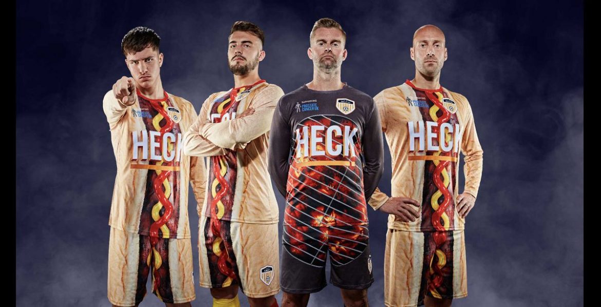Camisa hotdog do Bedale AFC