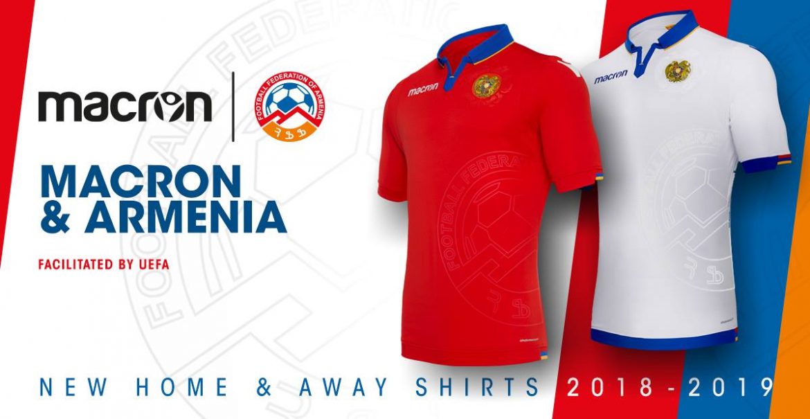 Camisas da Armênia 2018-2019 Macron Camisas da Armênia 2018-2019 Macron