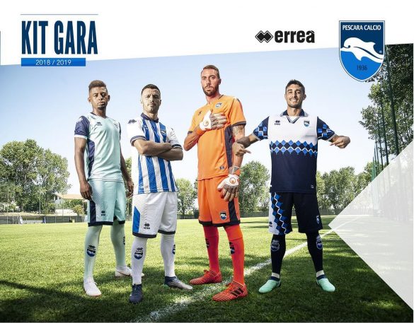Camisas do Pescara Calcio 2018-2019 Erreà