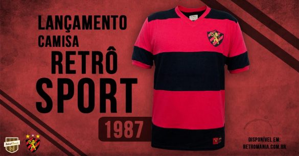 RetrôMania lança camisas do Sport Recife em homenagem à 1987