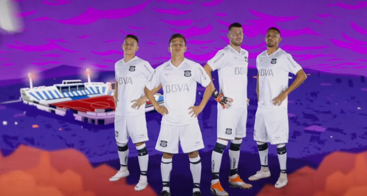 Camisa branca do Talleres de Córdoba 2018 Penalty abre Camisa branca do Talleres de Córdoba 2018 Penalty abre