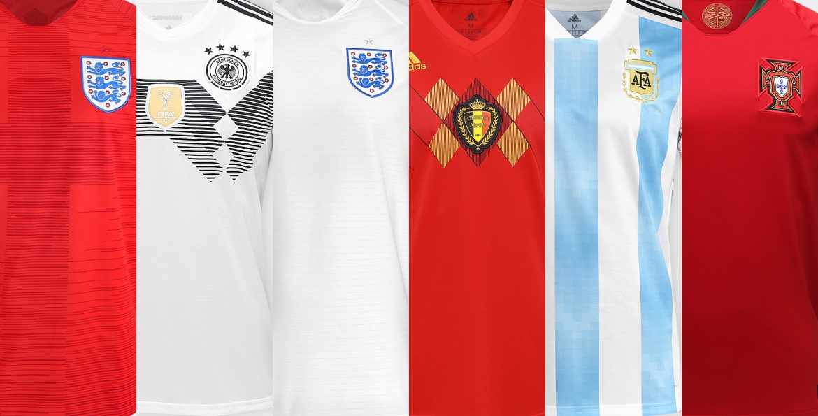 Camisas Seleções Copa 2018