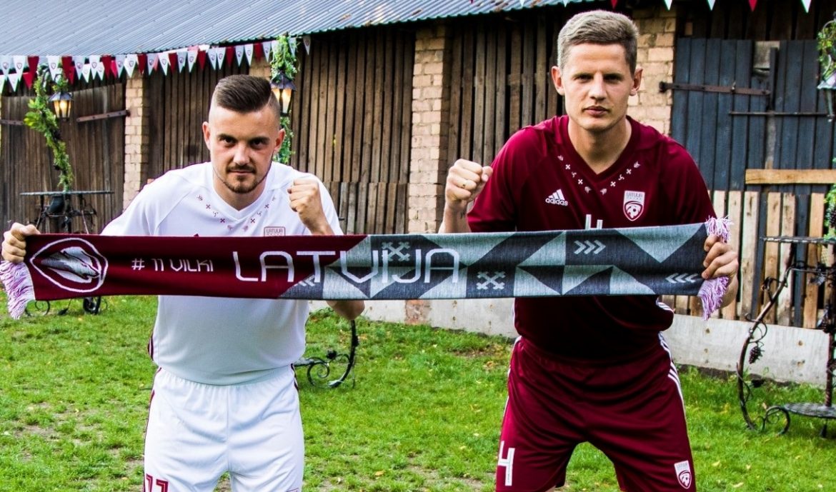 Camisas da Letônia 2018-2019 Adidas