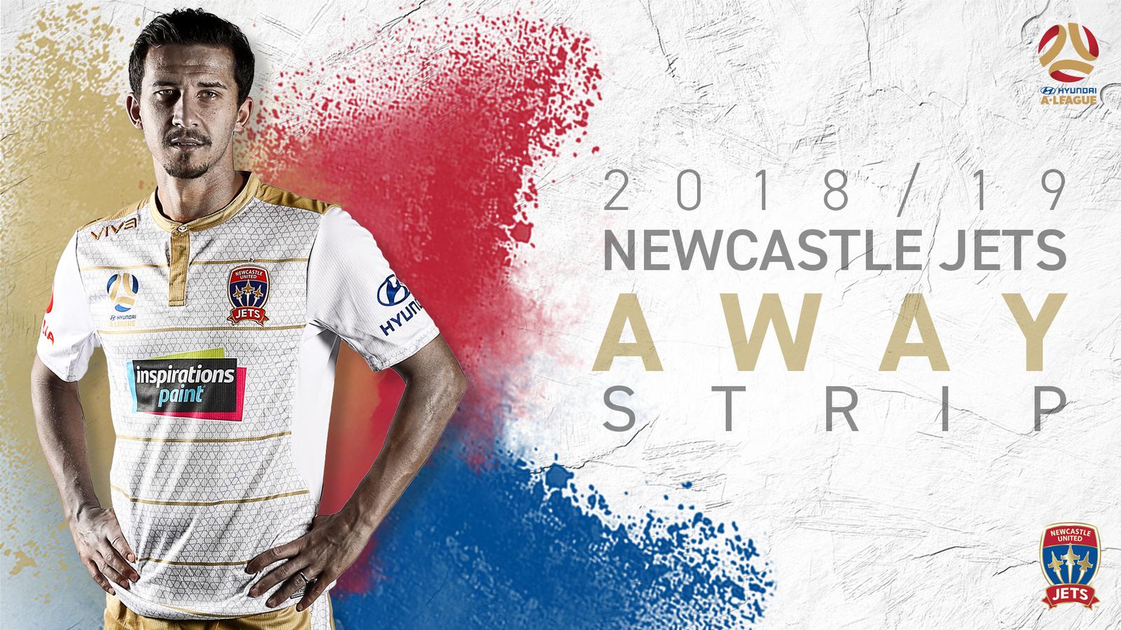Maglia da calcio Newcastle Jets Away 2018/19 - Viva Maglia da calcio Newcastle Jets Away 2018/19 - Viva