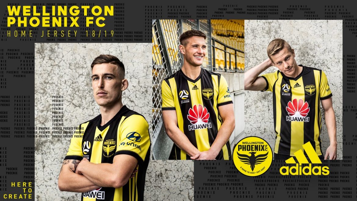 Camisas do Wellington Phoenix 2018-2019 Adidas