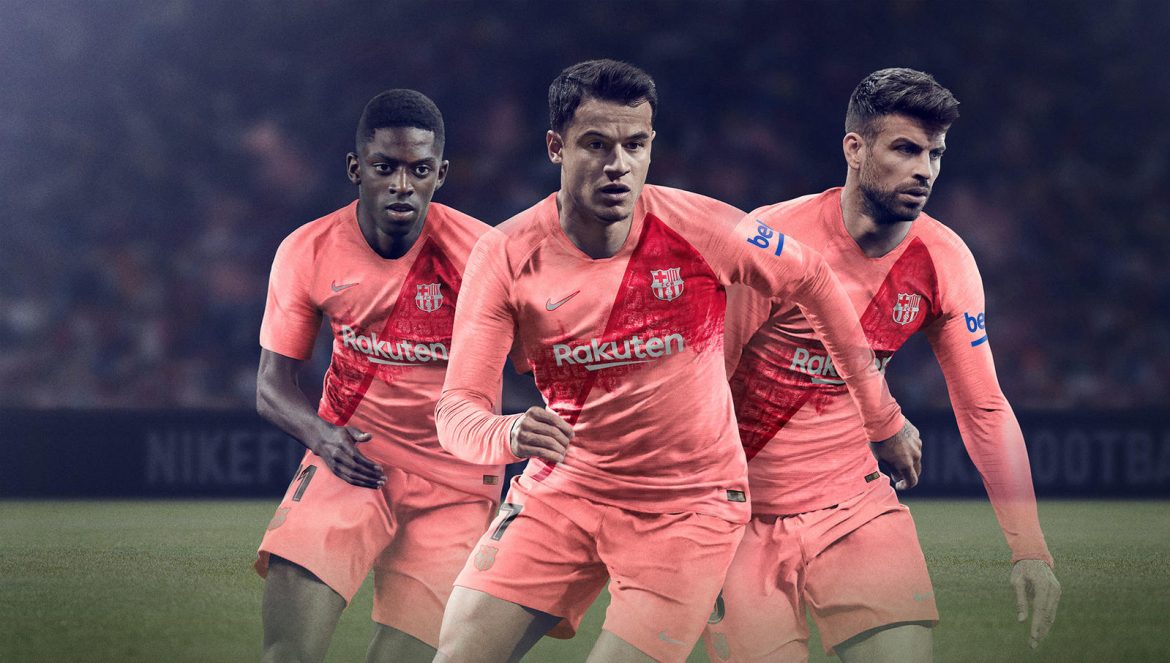 Terceira camisa do Barcelona 2018-2019 Nike Eixample