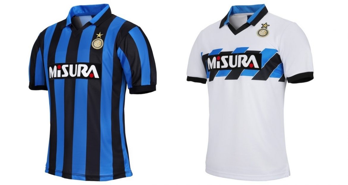 Inter de Milão lança coleção retrô 1990-1991