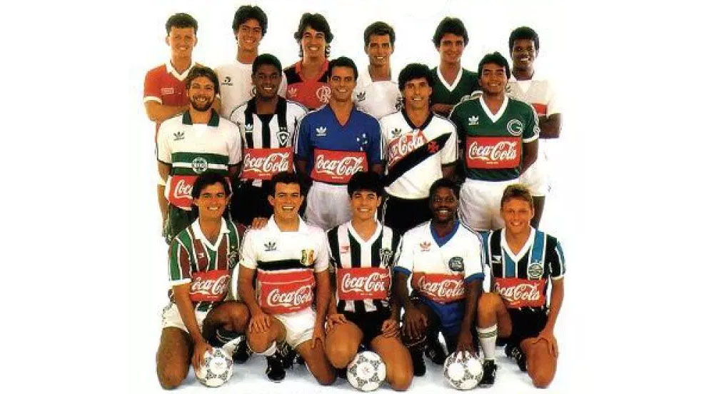 Coca-cola e o patrocínio nas camisas da Copa União em 1987