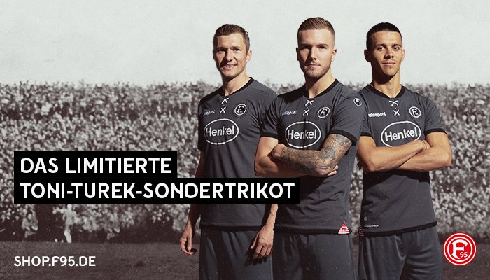 Fortuna Dusseldorf lança camisa especial para Toni Turek (1) Fortuna Dusseldorf lança camisa especial para Toni Turek