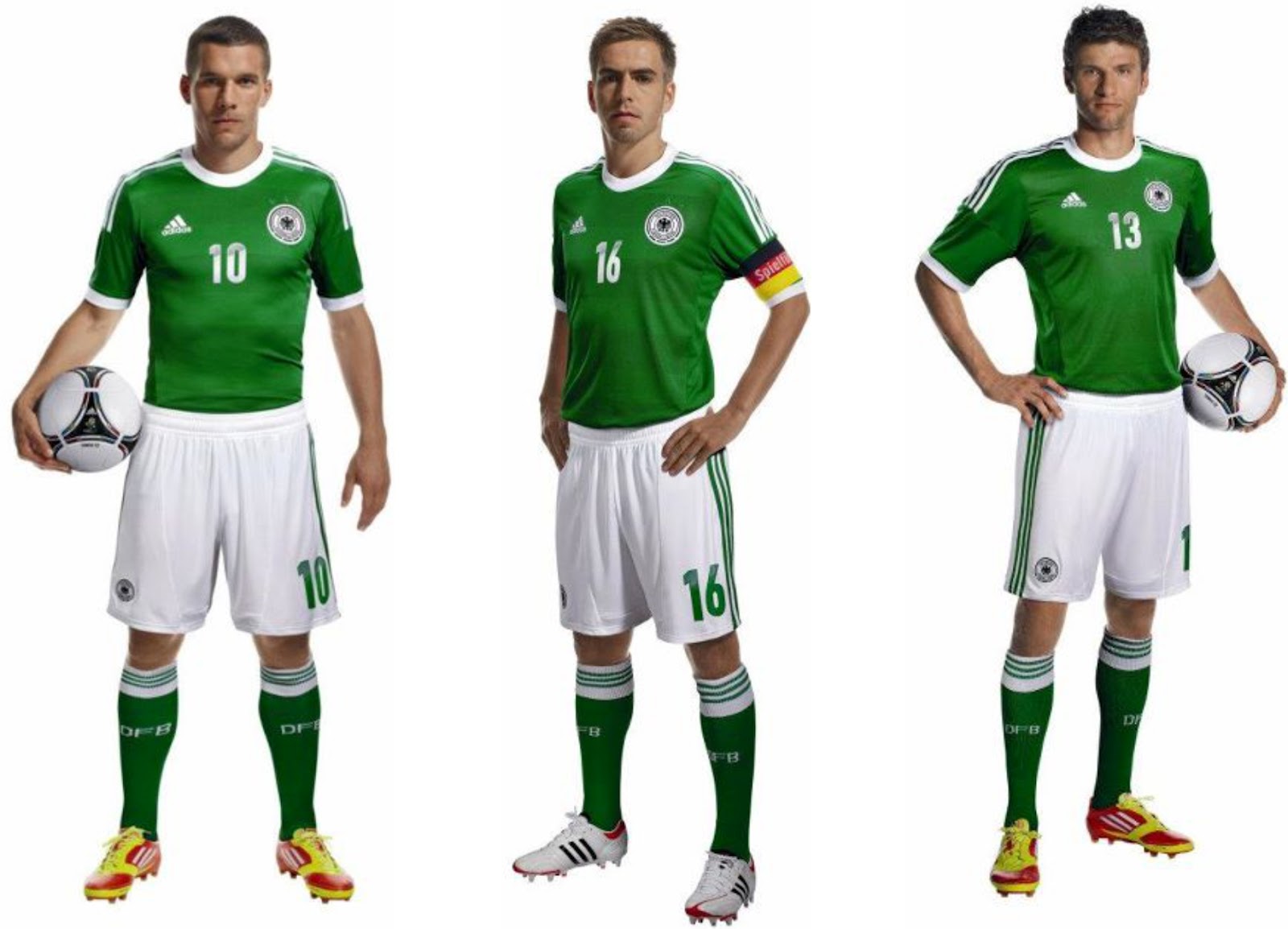 Por que a Alemanha utiliza camisas verdes?