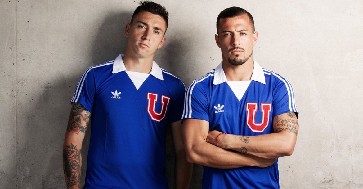 Camisa retrô da Universidad de Chile Adidas Originals Camisa retrô da Universidad de Chile Adidas Originals