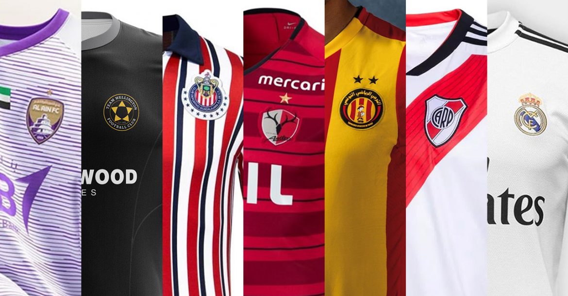 Camisas das equipes do Mundial de Clubes da FIFA 2018