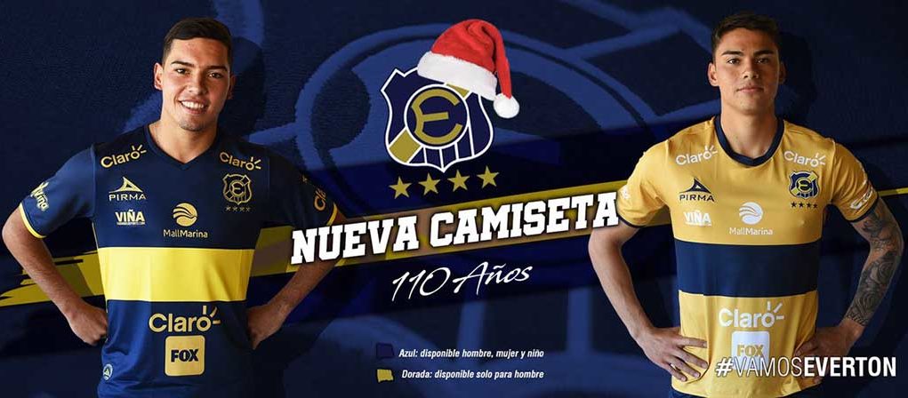 Camisas do Everton de Viña del Mar 2019 Pirma