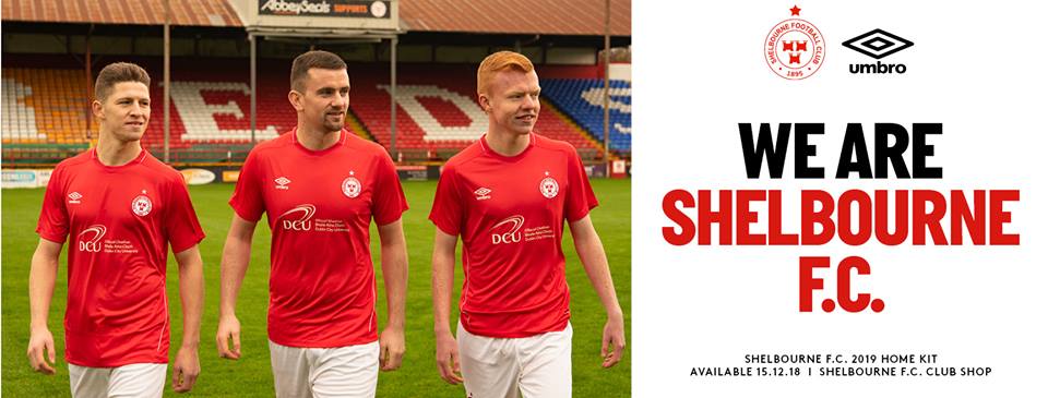 Camisas do Shelbourne FC 2019 Umbro