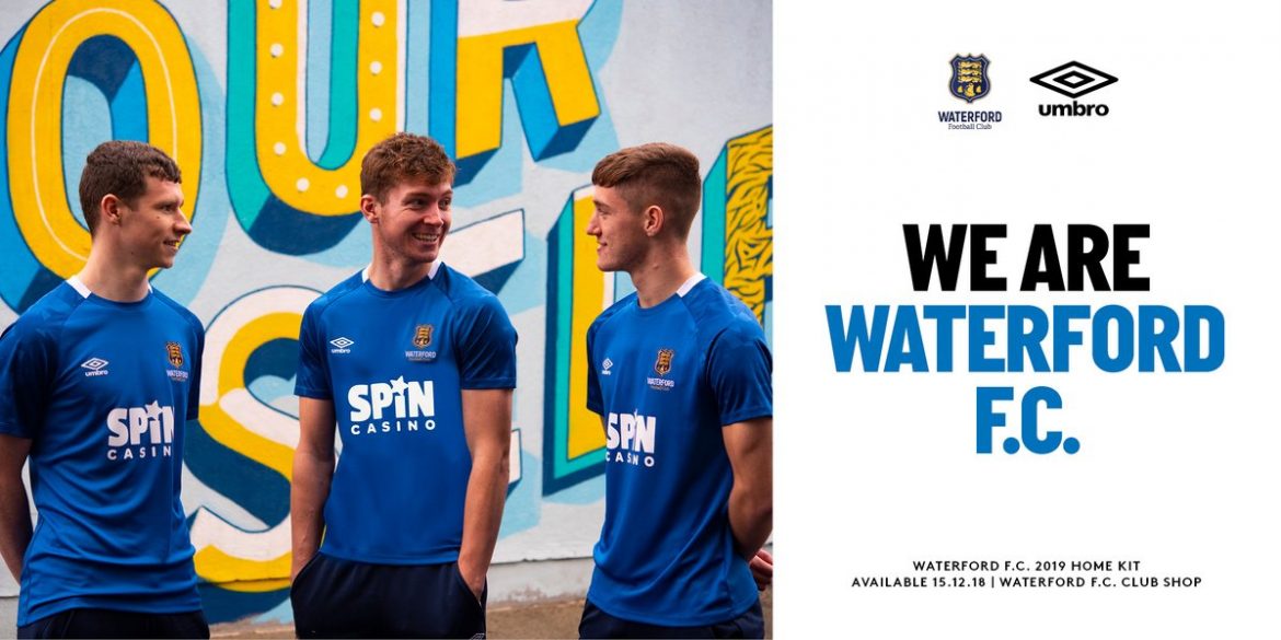 Camisas do Waterford FC 2019 Umbro