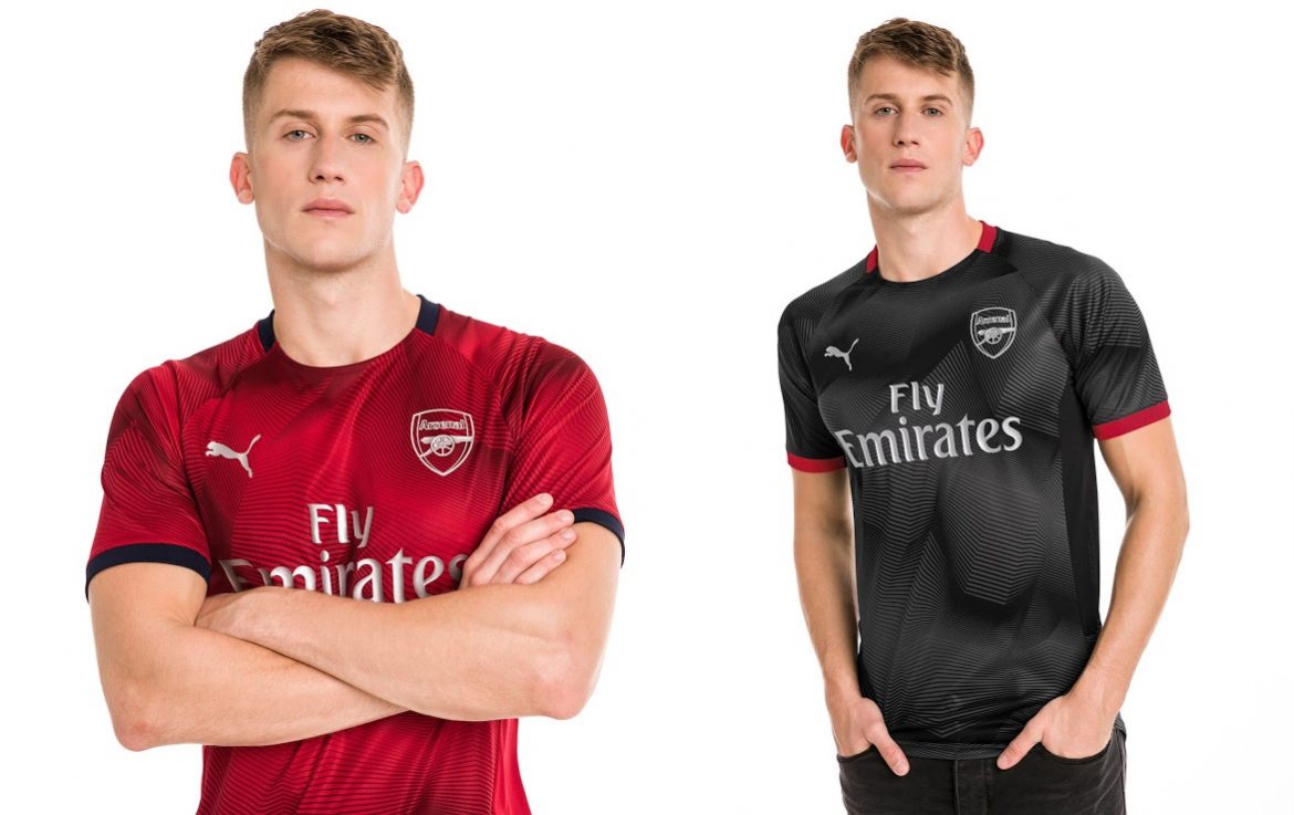 Camisas pré-jogo do Arsenal 2019 PUMA (1) Camisas pré-jogo do Arsenal 2019 PUMA
