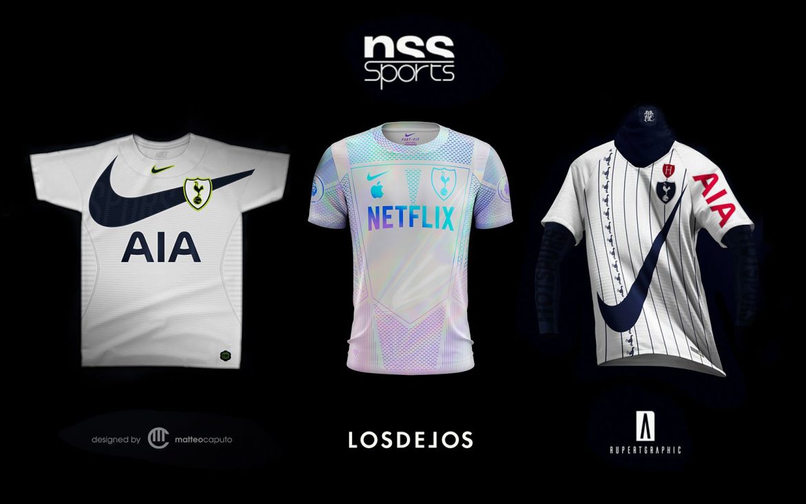 Designers imaginam camisas do Tottenham até 2033
