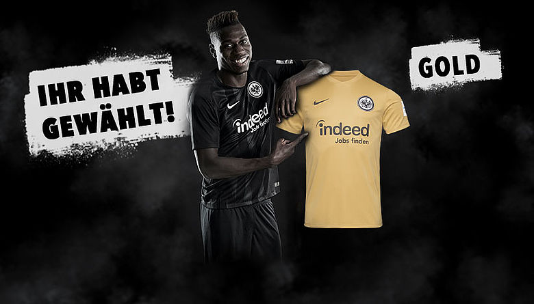 Dourada! Decidida nova camisa 3 do Eintracht Frankfurt para 2019-2020