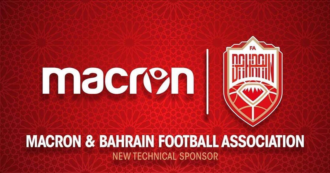 Macron é a nova fornecedora da Seleção do Bahrein Macron é a nova fornecedora da Seleção do Bahrein