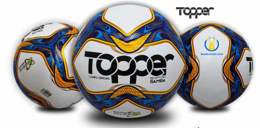 Topper lança nova logo e apresenta bolas do Brasileirão 2019