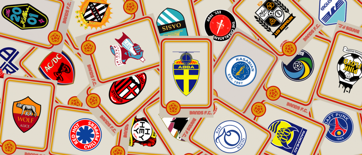 Bands FC: Escudos de futebol de bandas