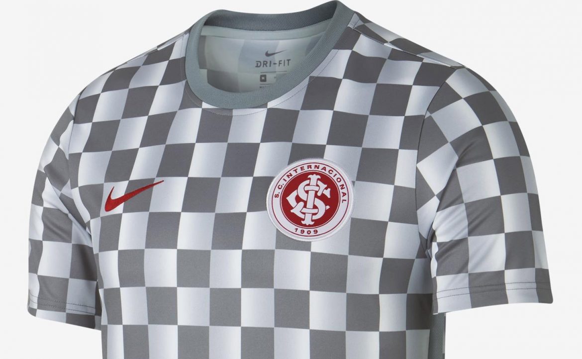 Camisa de treino quadriculada do Internacional 2019 Nike capa