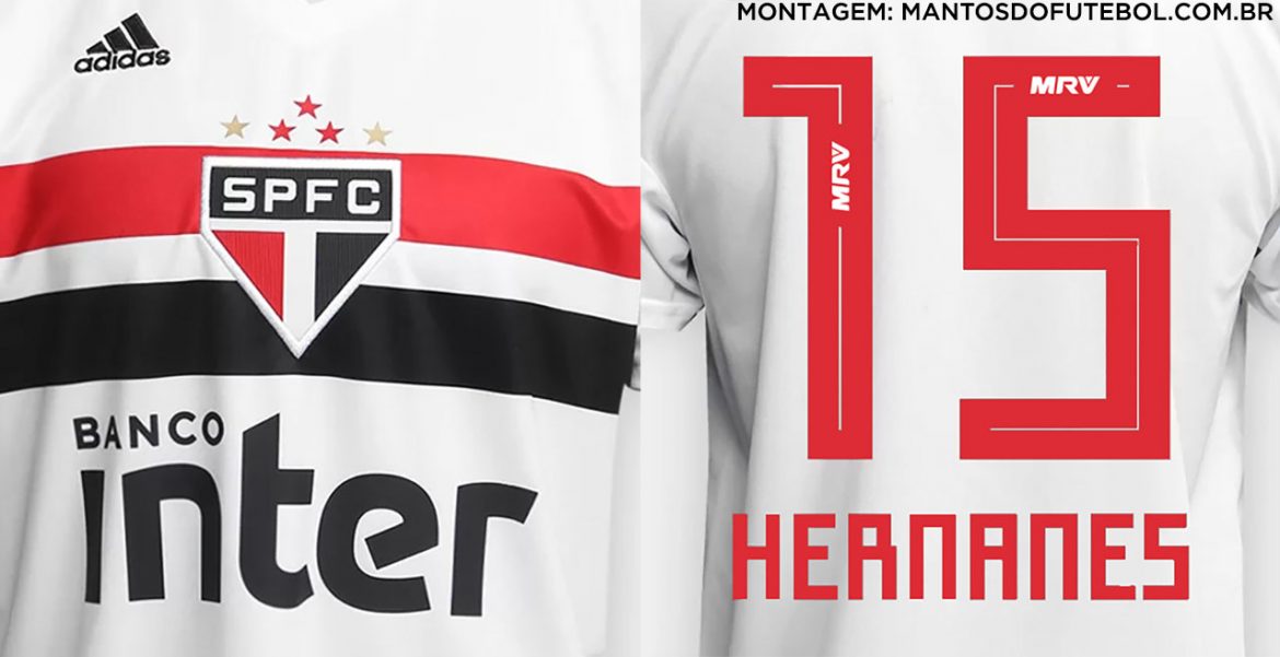 Camisa titular do São Paulo terá numeração vermelha, diz UOL