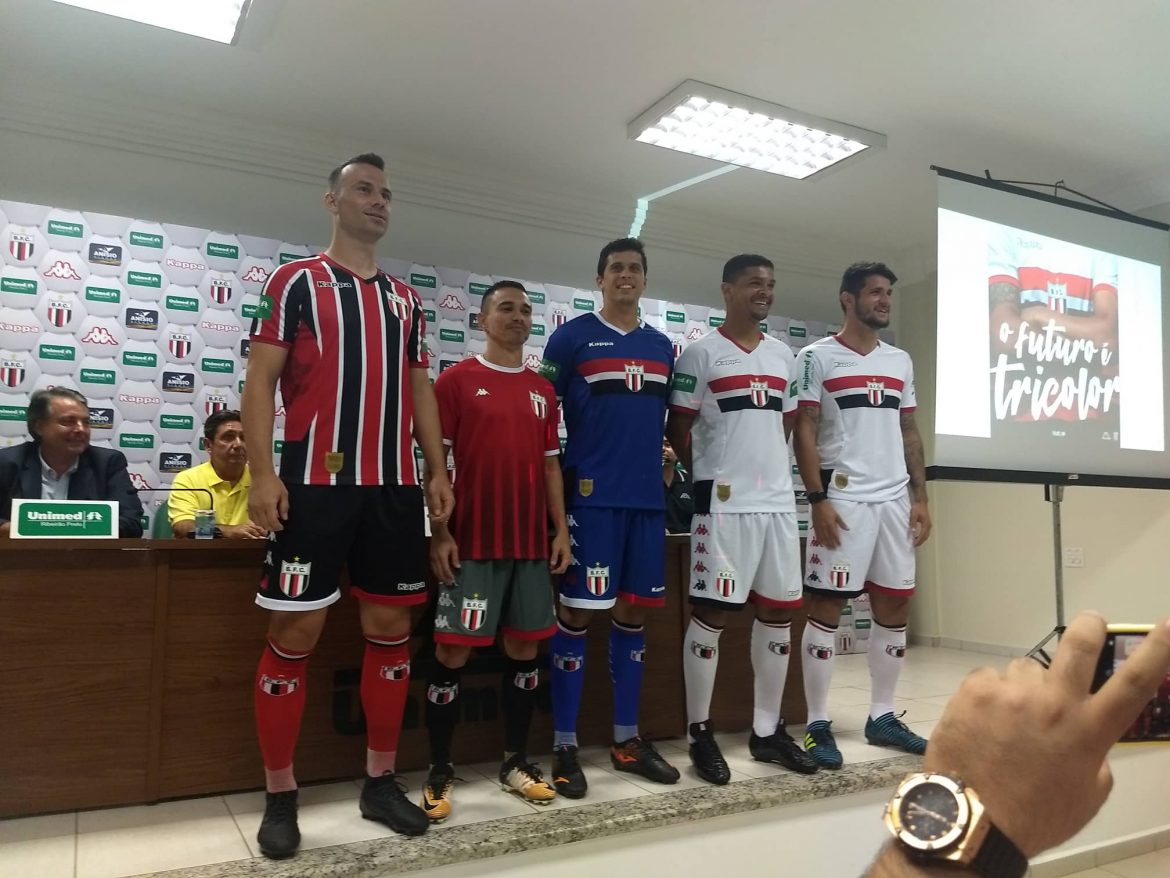 Camisas do Botafogo-SP 2019 Kappa