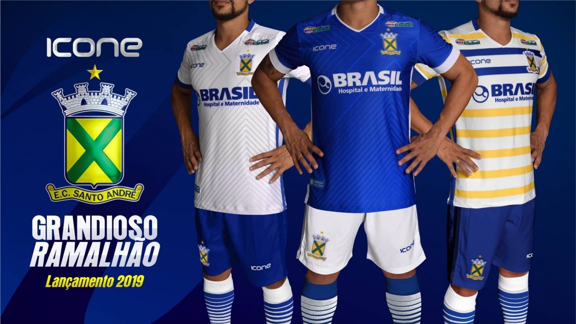 Camisas do Santo André 2019 Ícone Sports abre