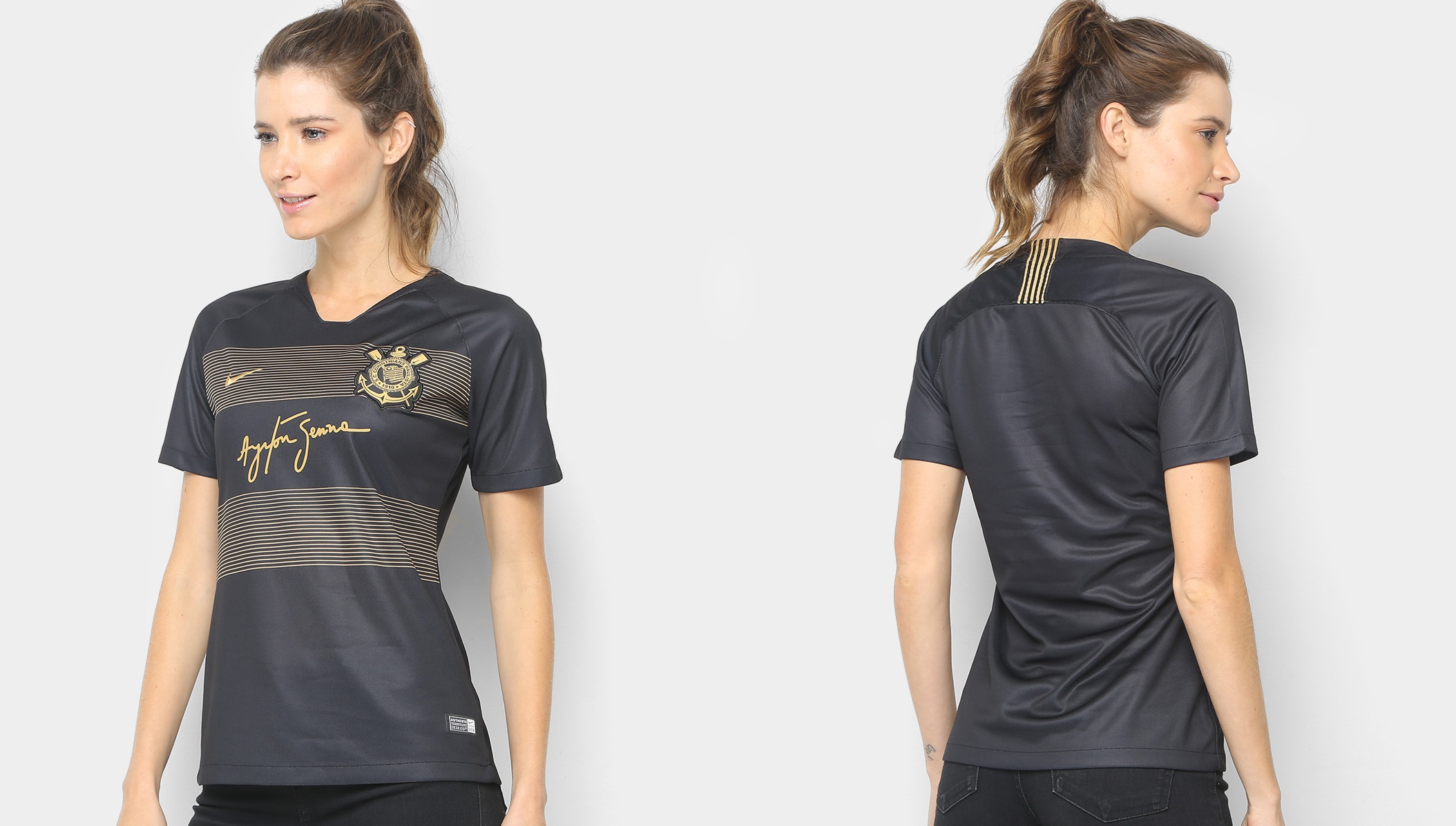 Camisa do Brasil foi a mais vendida no gênero feminino na Netshoes em 2018