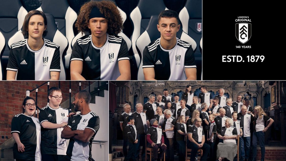Camisa dos 140 anos do Fulham FC 2019 Adidas abre