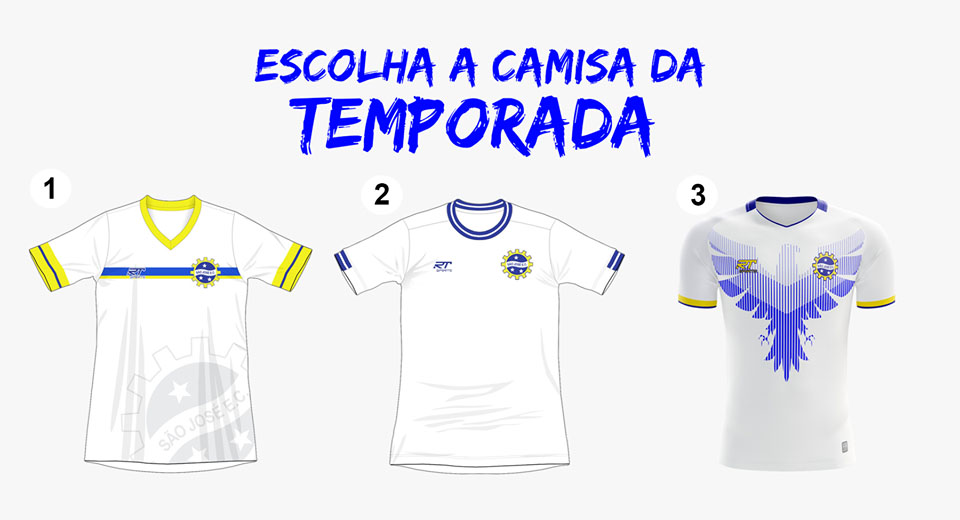 São José EC lança votação para eleger camisas 2019 abre São José EC lança votação para eleger camisas 2019 abre
