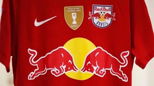 Camisa vermelha do Red Bull Brasil 2019 Nike 2