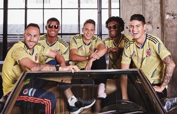 Camisas da Colômbia 2019-2020 Adidas abre