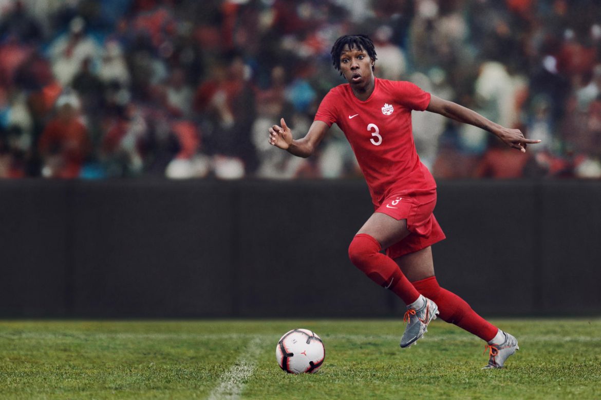 Camisas da Seleção Feminina do Canadá 2019 Nike Copa do Mundo (4) Camisas da Seleção Feminina do Canadá 2019 Nike Copa do Mundo