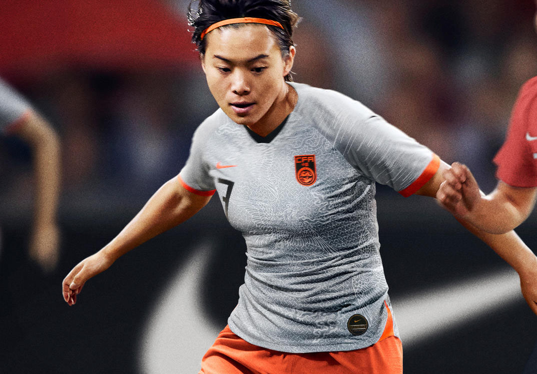 Camisas da seleção feminina da China 2019 Copa do Mundo