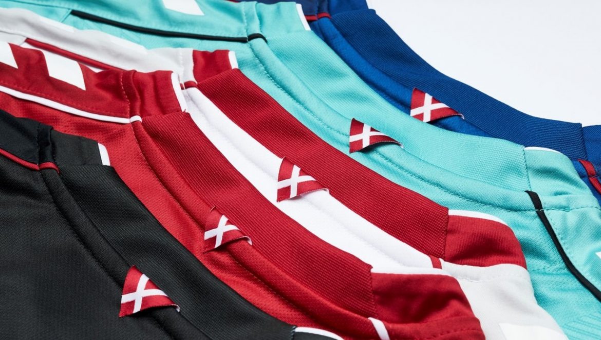 Camisas da seleção feminina da Dinamarca 2019 Copa do Mundo