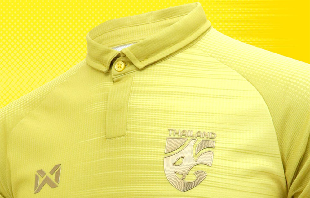 Camisa da Seleção da Tailândia para a Kings Cup 2019 Warrix abre