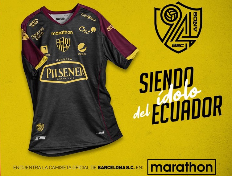 Camisas do Barcelona de Guayaquil 2016 Marathon » Mantos do Futebol Camisas do Barcelona de Guayaquil 2016 Marathon » Mantos do Futebol