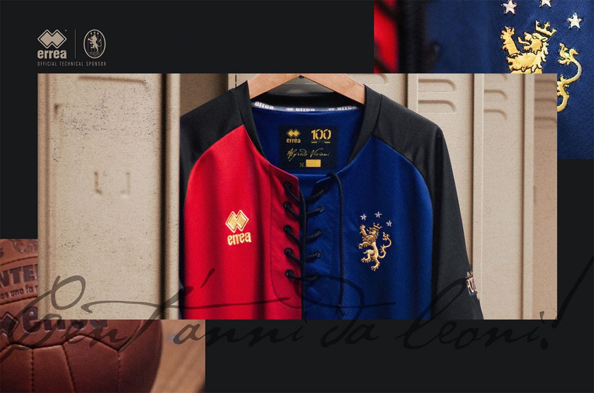 Camisa do centenário do Potenza Calcio 2019 Erreà abre