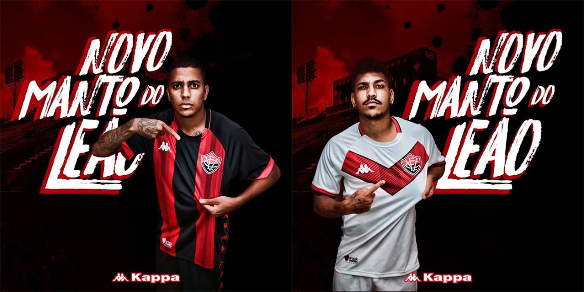 Camisas do EC Vitória 2019-2020 Kappa abre