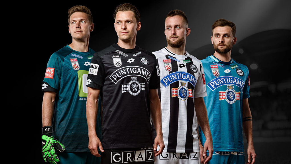 Camisas do SK Sturm Graz 2019-2020 Lotto