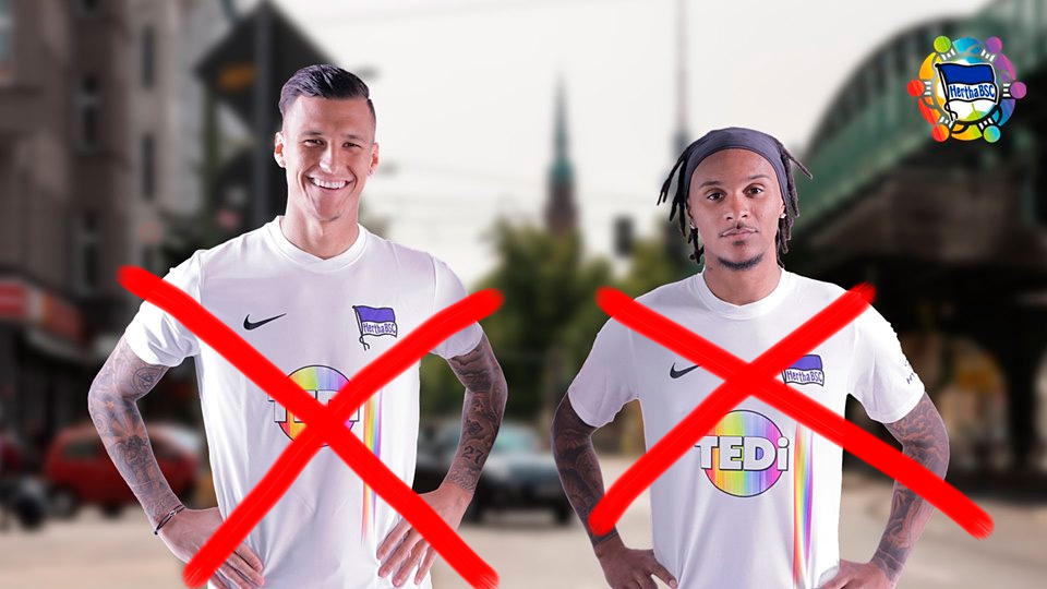 Após protestos, Hertha Berlin não usará camisa da diversidade