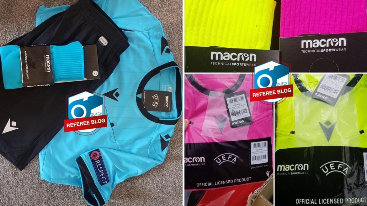 Macron assume o fornecimento de uniformes de árbitros da UEFA (2) Macron assume o fornecimento de uniformes de árbitros da UEFA